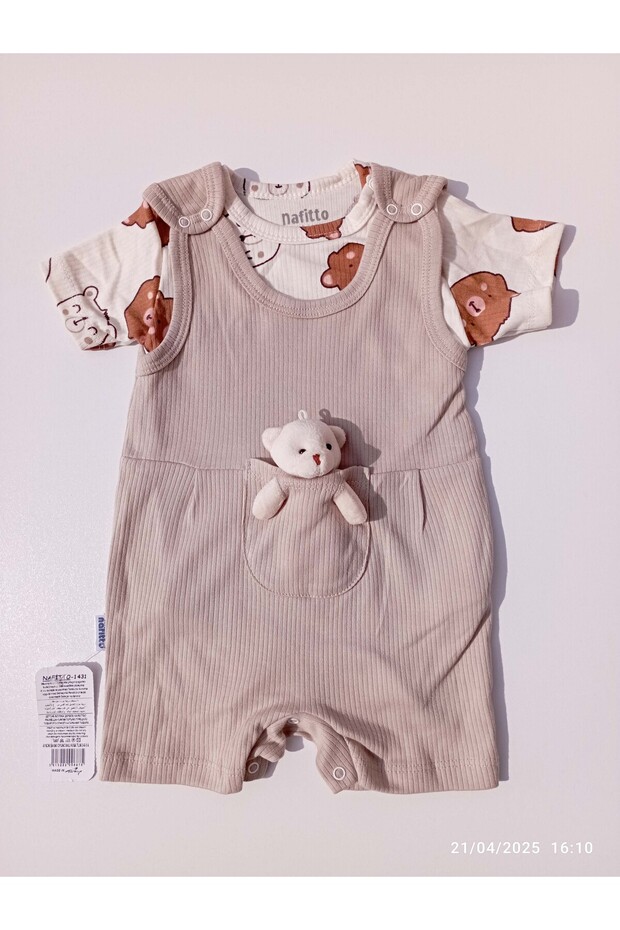 Baby Newborn Summer Short Sleeve Badi Body Short Jumpsuit Set
