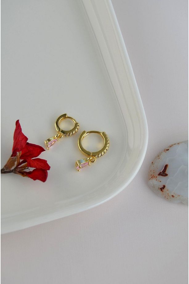 2 Adet Zirkon Kalpli Halka Piercing Tragus Helix Forward Kıkırdak Lob Daith (1 Adet 6 mm 1 Adet 8 mm - 6