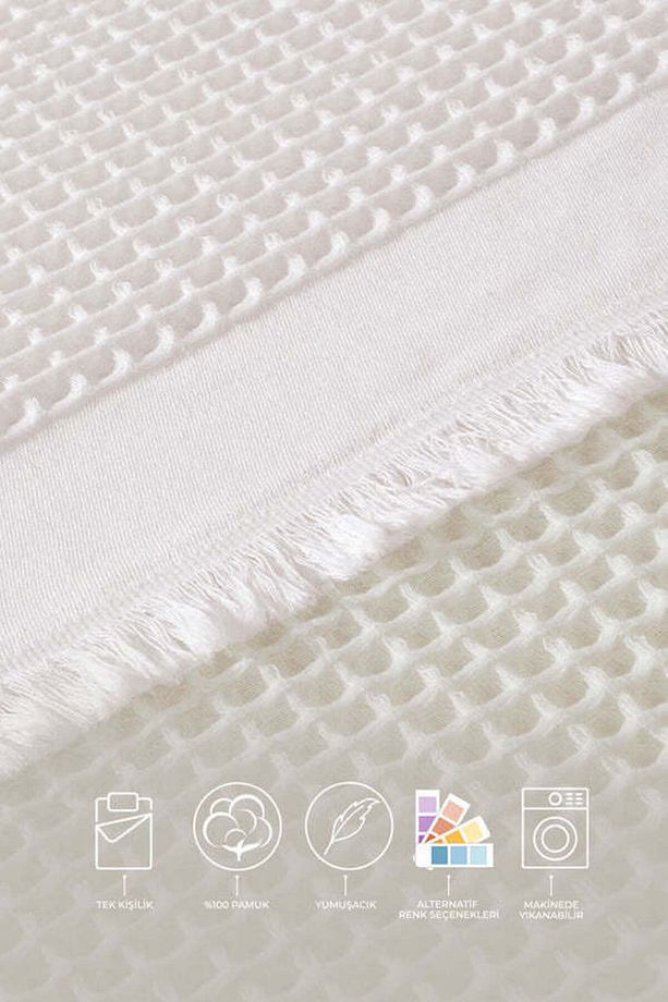 Ruffle Pike Tek Kişilik (160X220 CM) Beyaz - 2