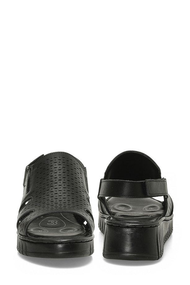 166225.Z5FX Siyah Kadın Comfort Sandalet - 5