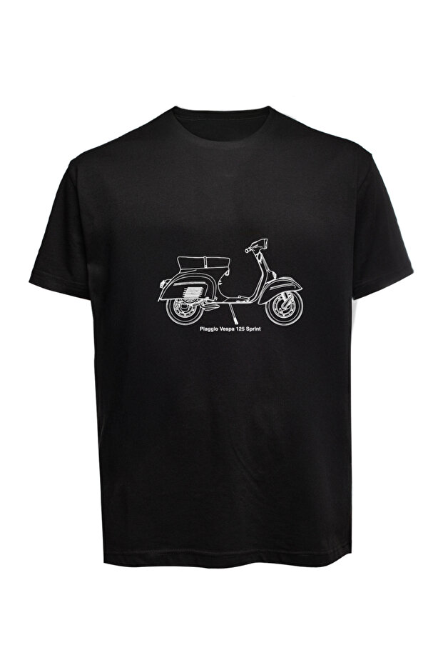 تيشيرت جيرسي قطني مطبوع - 1