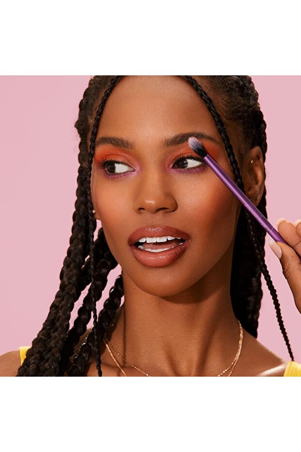 مجموعة فرش مكياج العيون اليومية من ريال تك، 8 قطع - 4