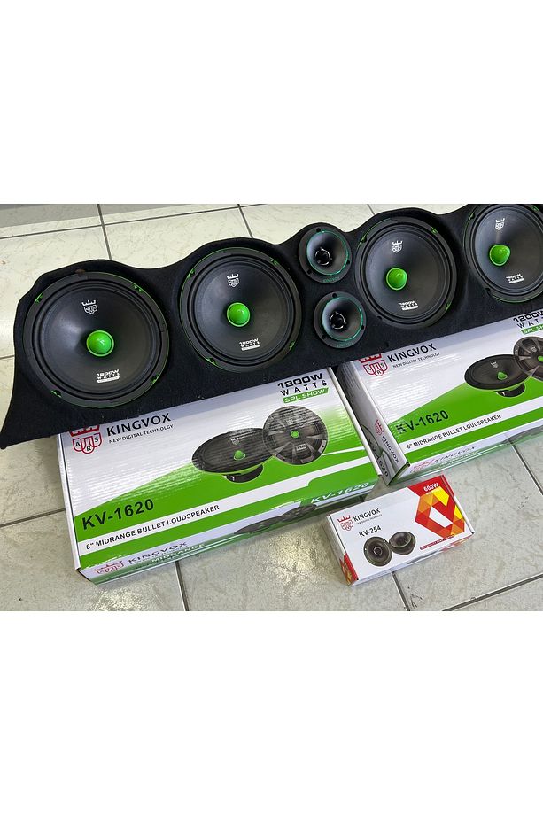 KINGVOX 20 CM MİDRANGE PANDİZOT TWEETER PAKET SET - 2