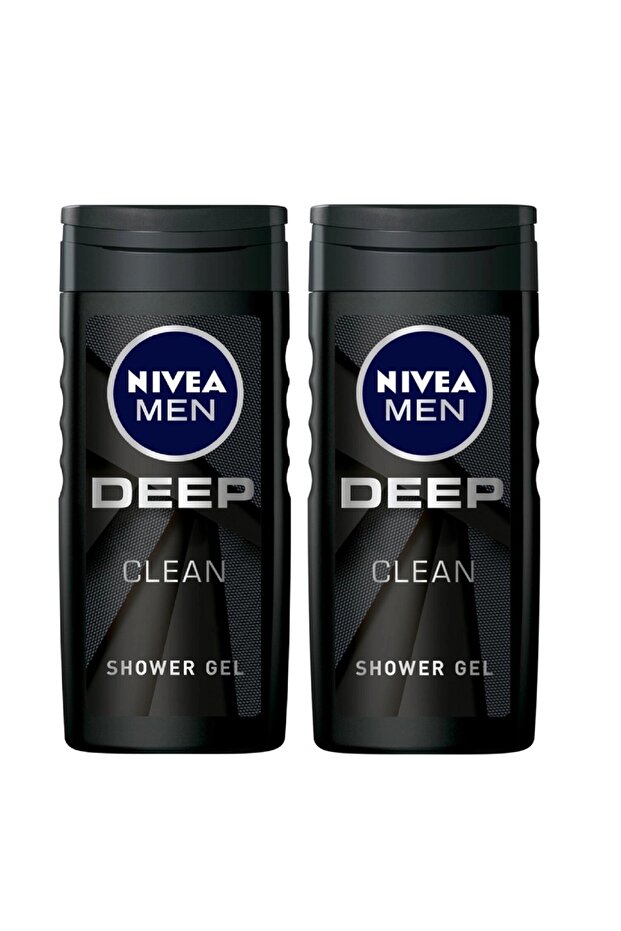 Men Deep Clean Shower Gel Value Pack 2 x 250ml Refreshing, Clean Skin, Best Value
