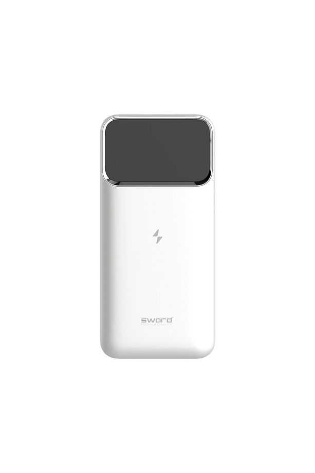 10.000mAh Kablosuz Powerbank 22.5W PD&QC Hızlı Şarj Type-C+USB+Wireless Beyaz SW-WQ11 - 5