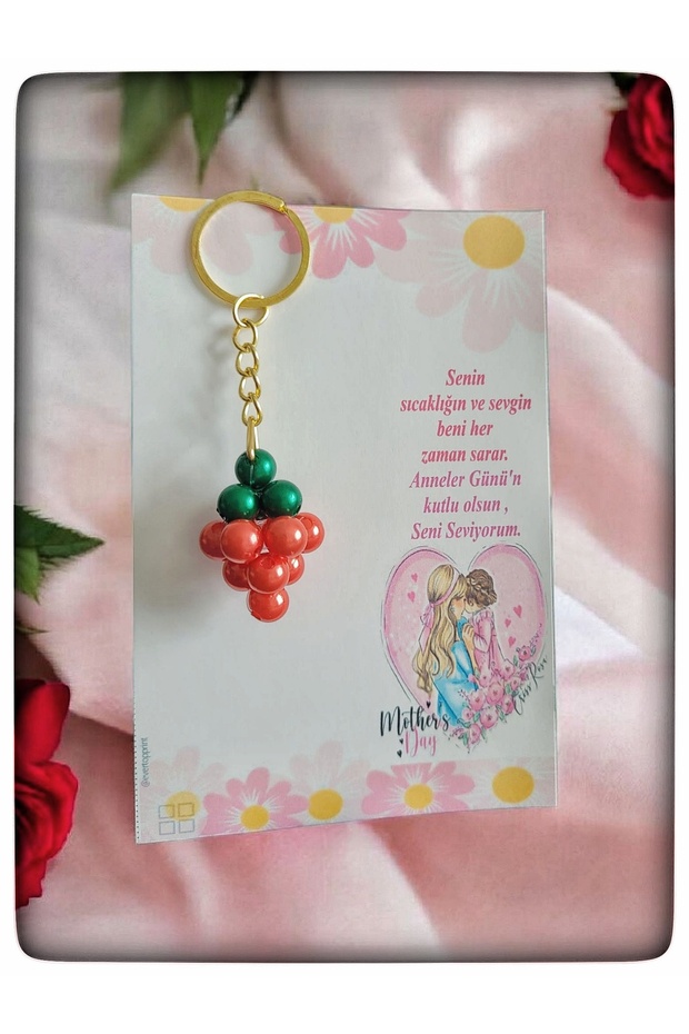 20 Pieces Aneley Day Keychain Bulk Card Gifts