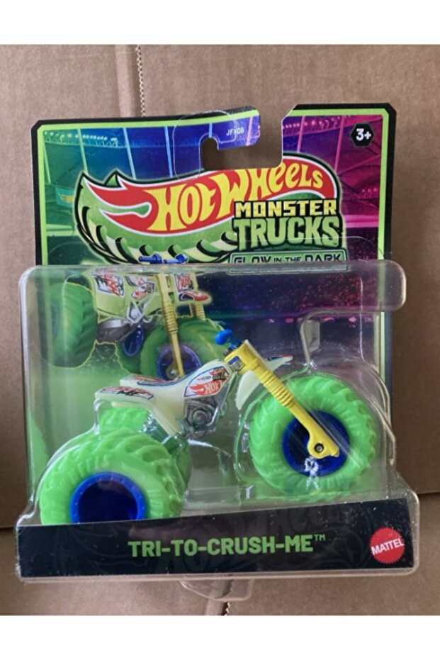 Monster Trucks -Tri-To-Crush-Me - Glow in the Dark - New Card-Jcg68