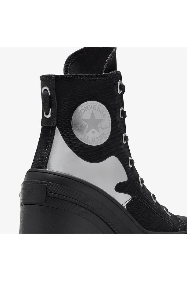 Chuck 70 De Luxe Heel Hi Kadın Günlük Ayakkabı A11629c Siyah - 6