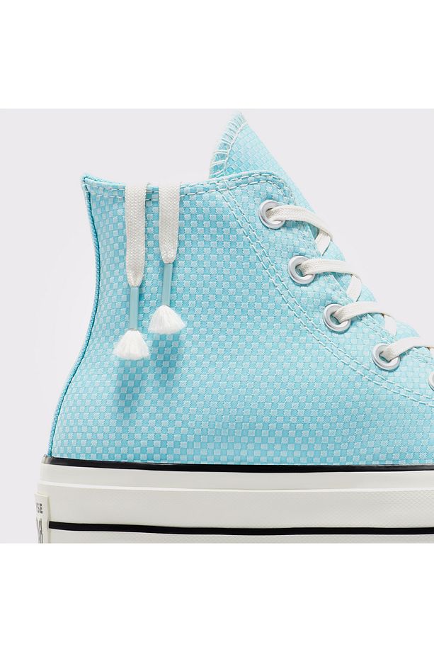 Chuck Taylor All Star Lift Kadın Mavi Platform Sneaker - 6