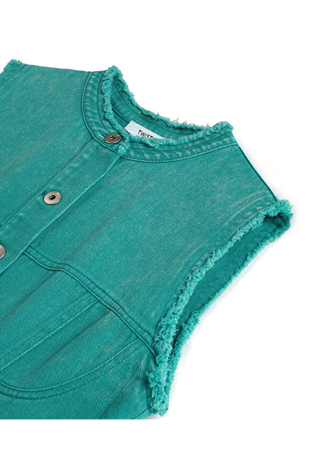 NON DENİM YELEK - 4