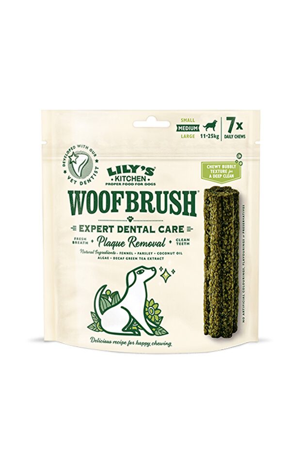 Woofbrush Dental Chew - Medium - 7Pcs