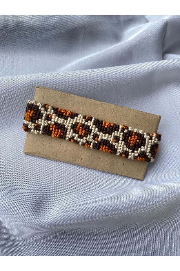 Leopard Pattern Bracelet Handcrafted Knitted Bracelet - 1