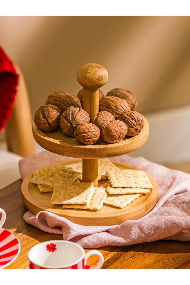 Lcw Home Wooden Presentation Rack with Stand 17 cm