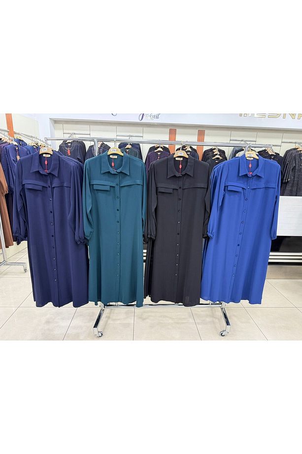 ÖNÜ DÜĞMELİ TÜNİK MODELİMİZ 46 48 50 52 ÇOK RAHAT BİR KALİB - 2