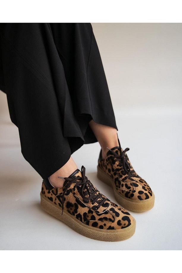 BROKLY LEOPAR SÜET SPOR AYAKKABI - 3