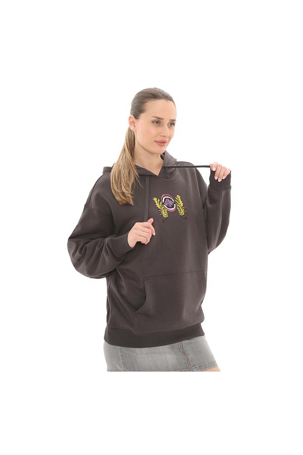 000nxvblk1-r Ethereal Os Po Kadın Sweatshirt Siyah - 3