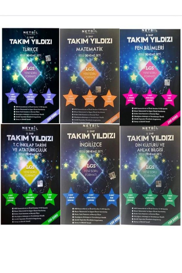LGS Takım Yıldızı Deneme seti 6 Ders BİLFEN -NETBİL - 1
