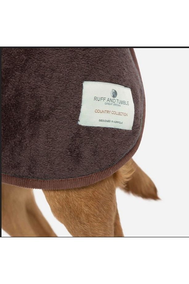 Köpek Bornozu The Country Collection Mud - 5