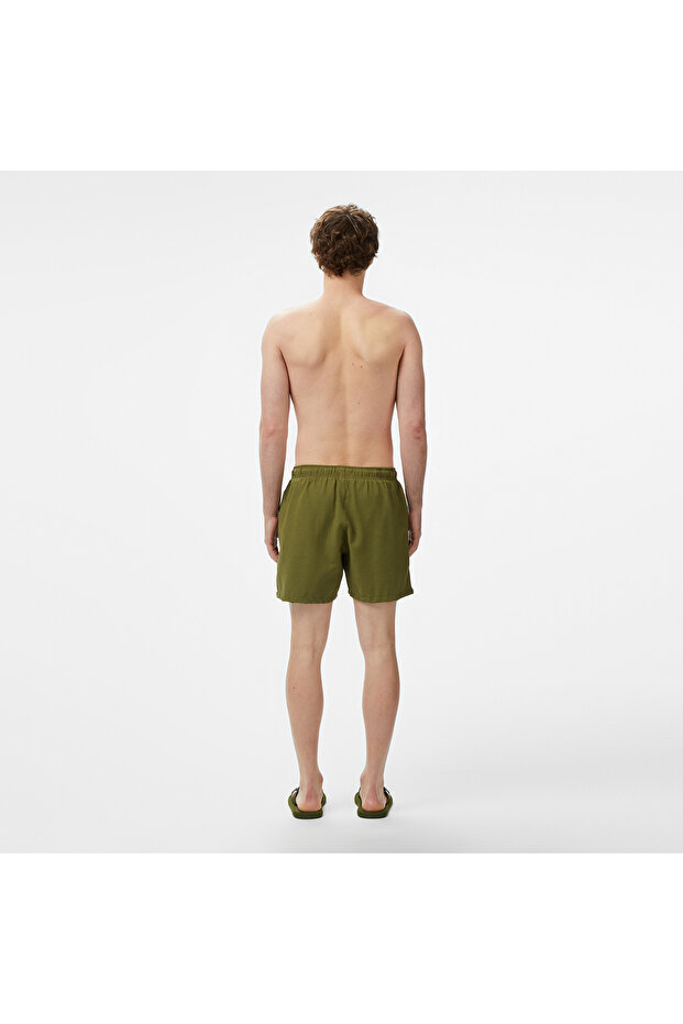 Erkek Yeşil Regular Fit Deniz Şortu - 2