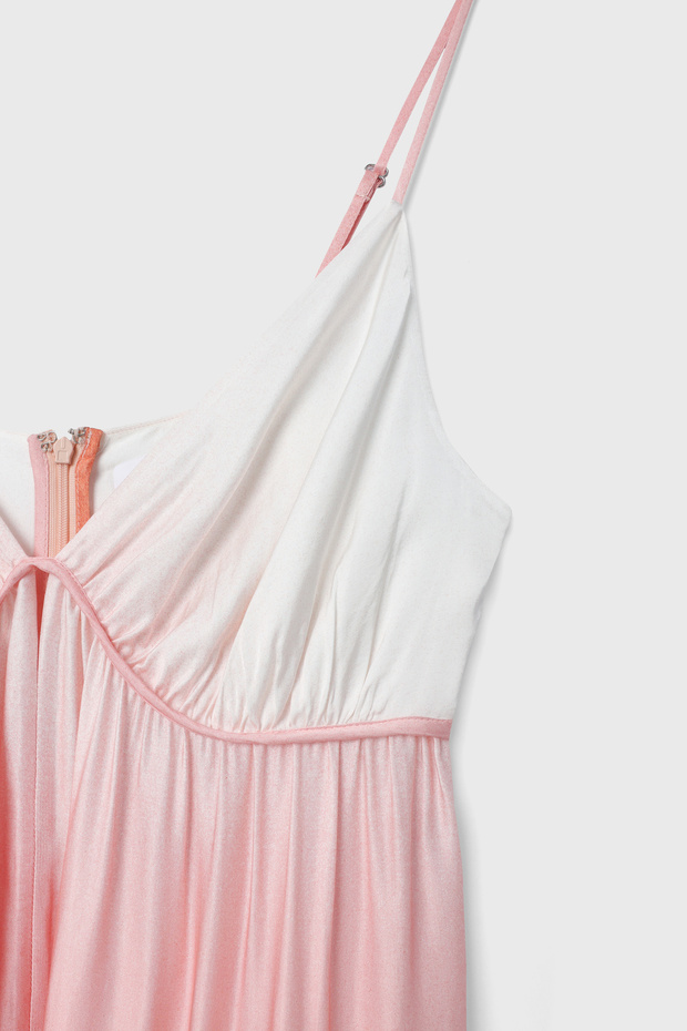 V Yaka Uzun Elbise - 8