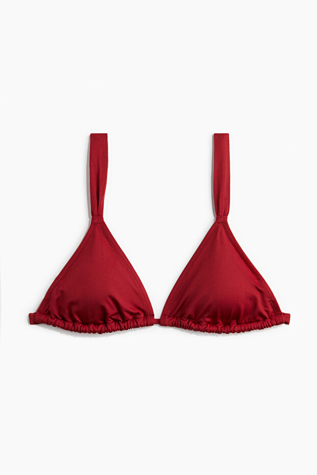 Dolgulu Üçgen Bikini Üstü - 3
