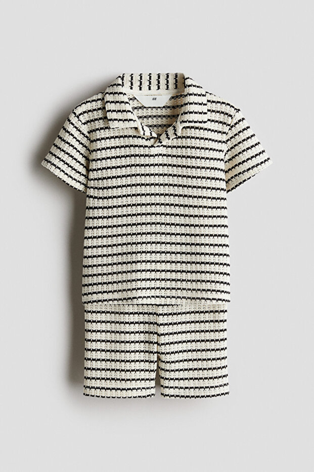 2 Parçalı Tekstüre Triko Set - 3