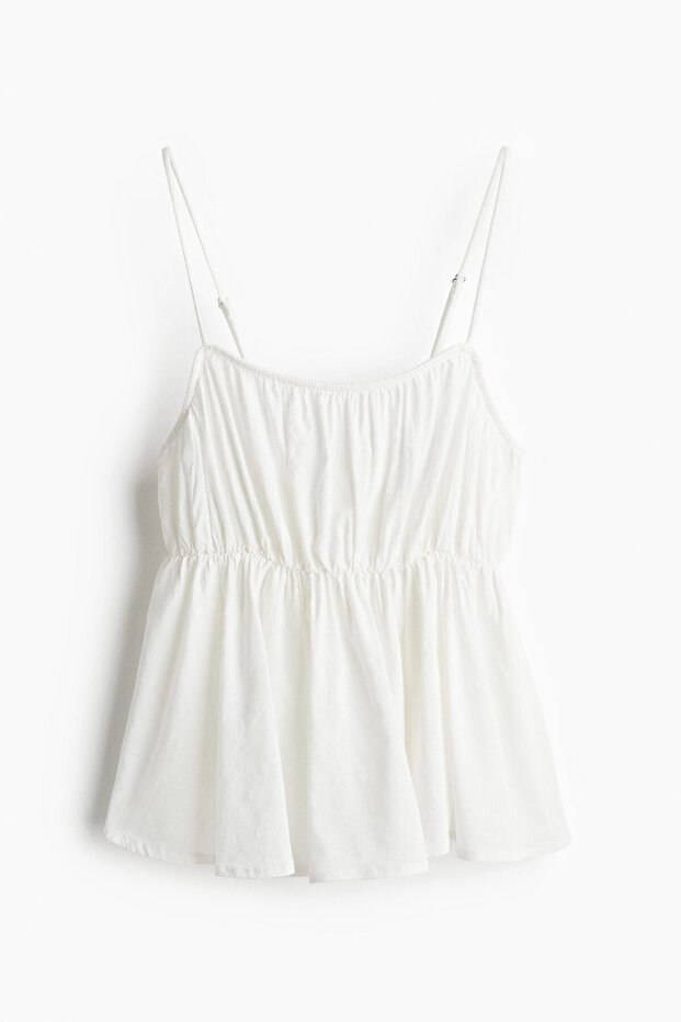 Peplumlu ve Askılı Üst - 3