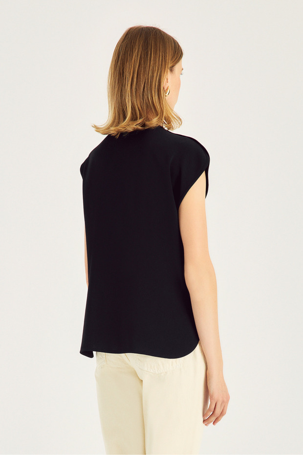 Çiçek Baskılı Bluz - 5