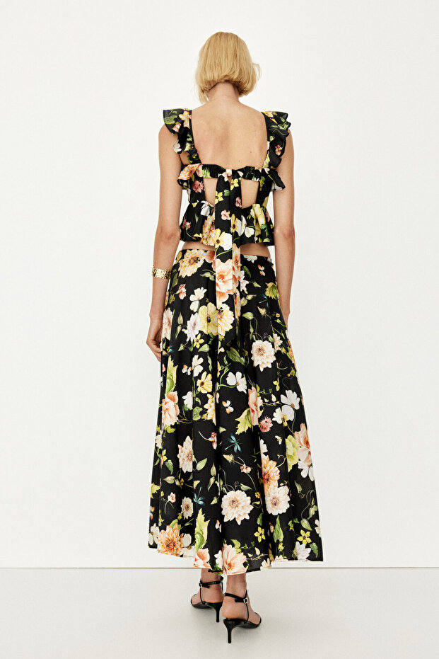 Hacimli Maksi Etek - 5