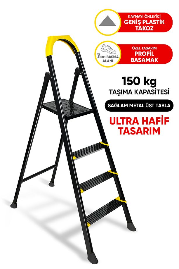 Merdiven Hardy 3 1 Basamaklı Özel Tasarım Hafif me - 1