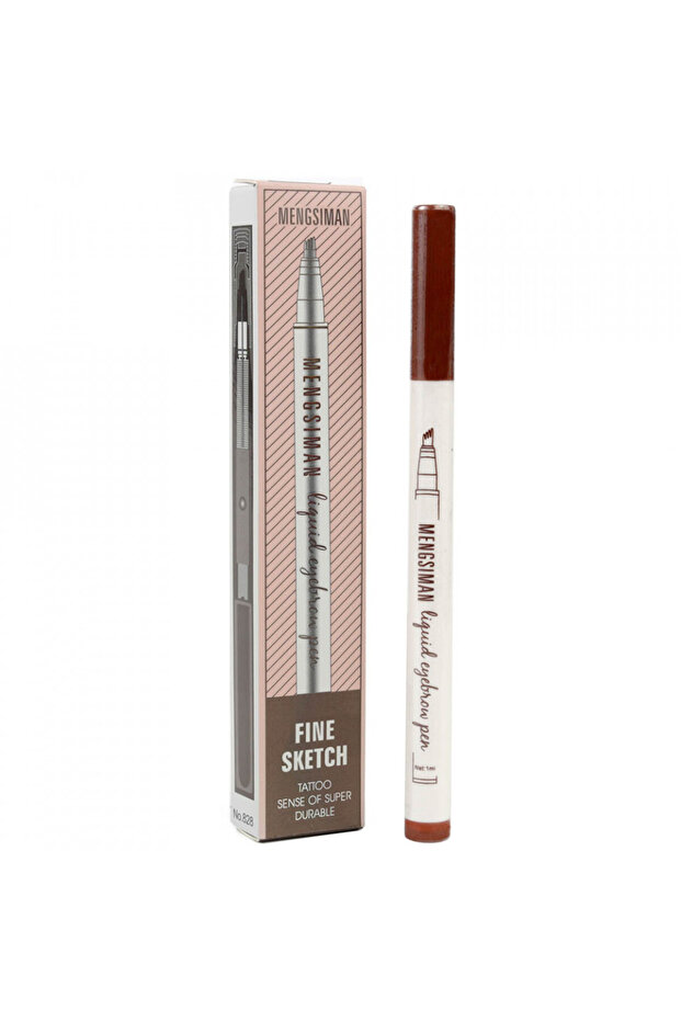 Microblading effect eyebrow pencil, Brown shade - 3