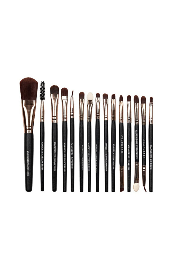 Makeup brush set 15 make up brushes - 3