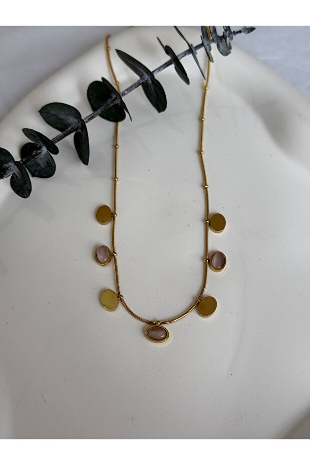 Pullu Çelik Kolye - 1