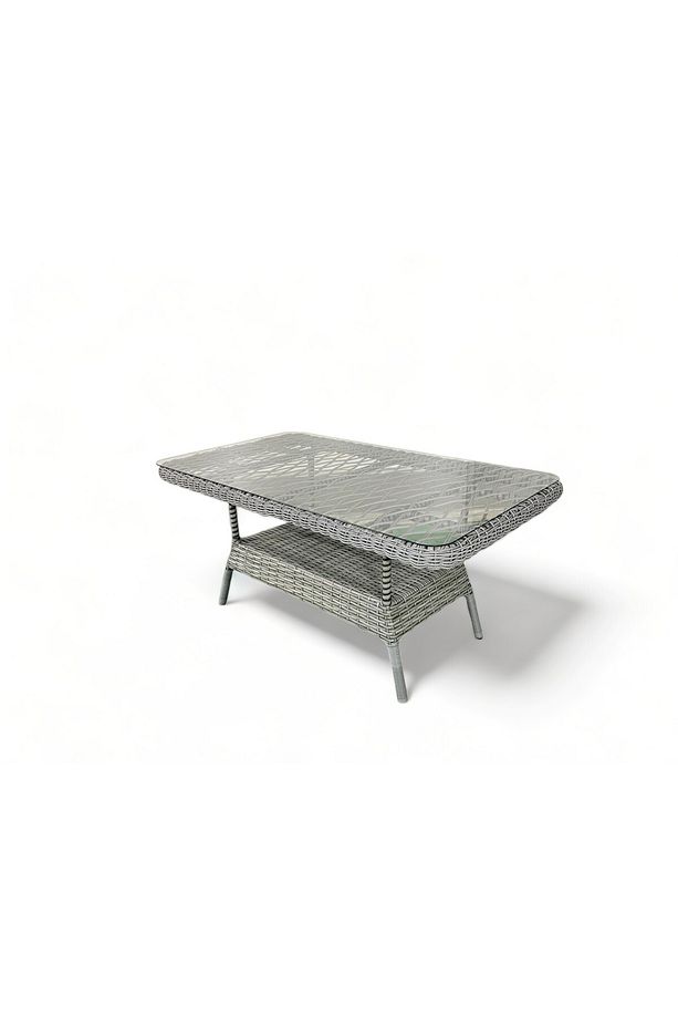 Monalin Mobilya Lft 5'li Oturma Takımı (GRİ) Rattan Bahçe Mobilyası - 5