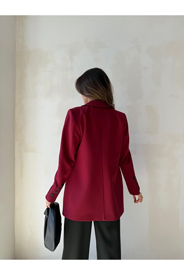 سترة بأزرار الأكمام - 3