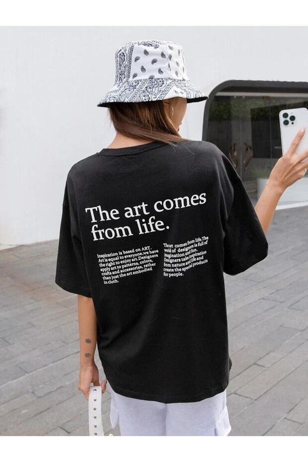 The Art Comes From Life Printed T-shirt