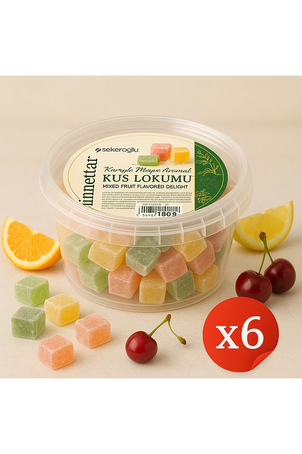 Minnettar Kuş Lokumu 180 Gr ( 6 Adet ) - 4