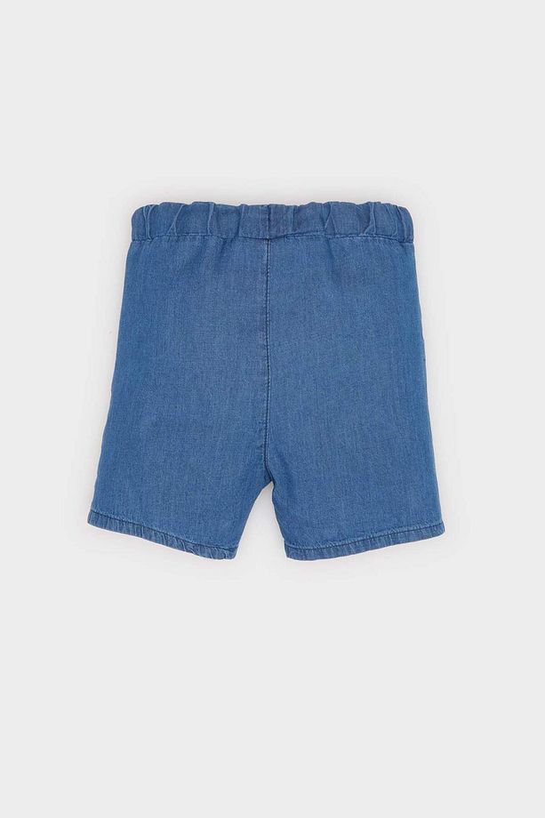 Erkek Bebek Beli Lastikli Jean Şort E6837A525SM - 3