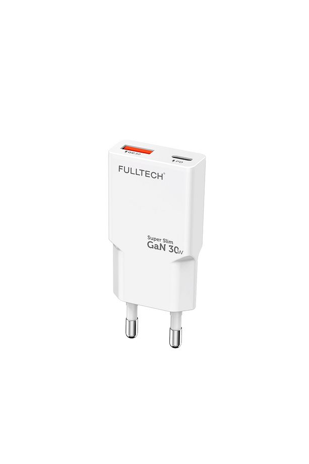 Fc71 30w Gan Süper Ince Hızlı Şarj Adaptörü | 1x Usb-a 1x Usb-c | Pd 30w & Qc 3.0 Destekl - 2