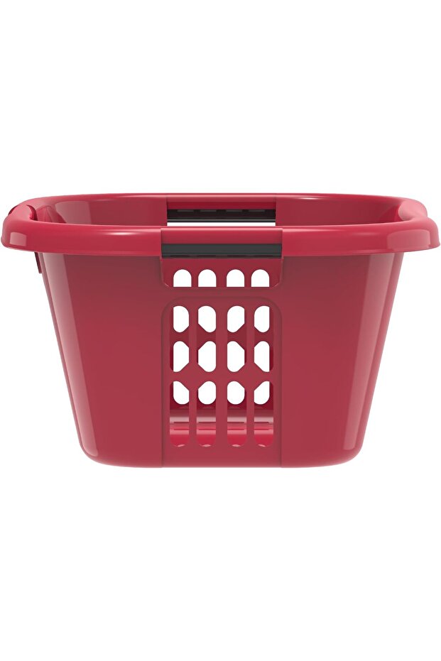 سلة غسيل بلاستيكية بيضاوية الشكل سعة 40 لترًا - 3