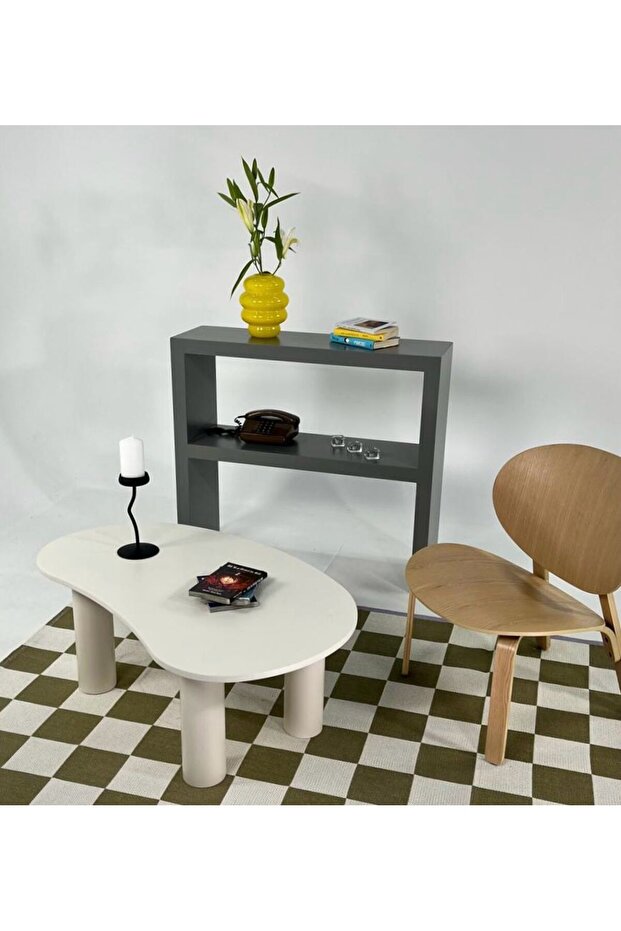 Bella Orta Sehpa Krem - 3