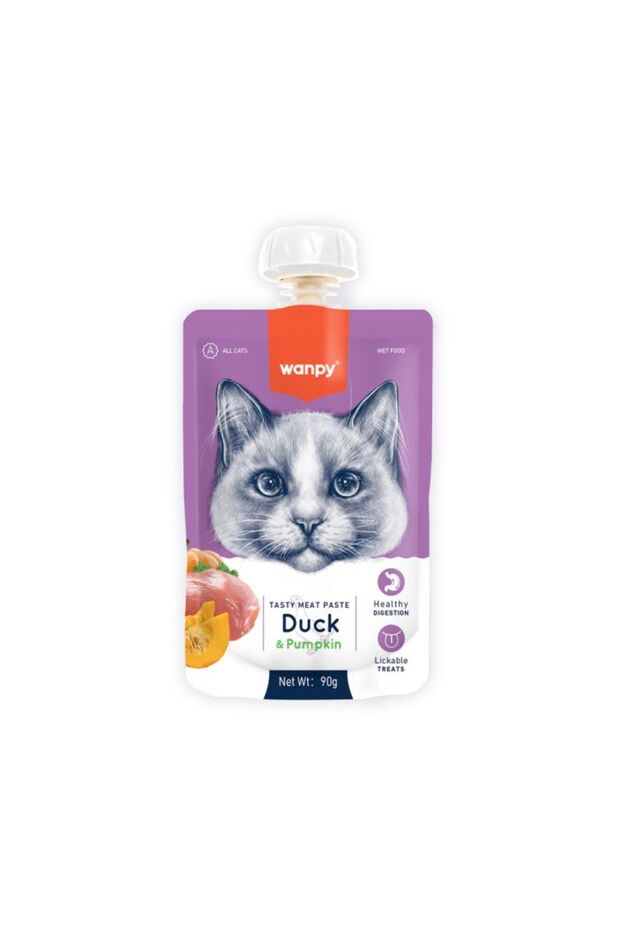 Tasty Meatpaste Duck Pumpkin for Cat 90gm