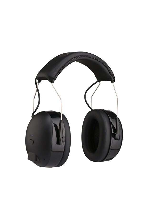 BLACK Hearing Protection Headphones with Bluetooth 5.4, Rechargeable Noise Reduction Safety Ear Muff