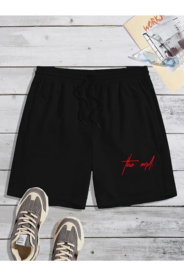 ERKEK Rahat Kesim Baskılı Şort - 2