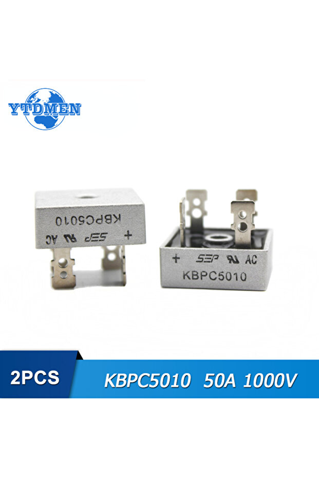 YTDMEN 2 قطعة/5 قطع KBPC5010 KBPC1510 KBPC2510 KBPC3510 15A 25A 35A 50A 1000V ديود جسر كهربائي