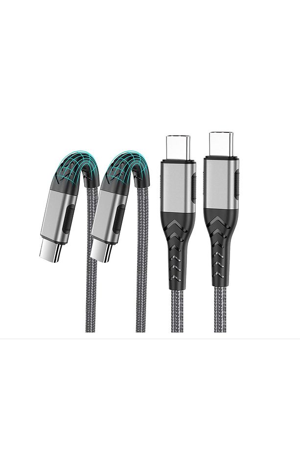 Samsung A72/A73/A53/A33/A32/M23/M33/S20/S21/S22/S23/S24 uyumlu 2 METRE Ultra Hızlı 120W TypeC Kablo - 2