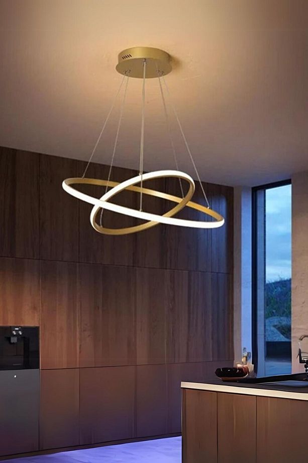 Robin 2'li Eskitme Beyaz Ledli Modern Avize - 1