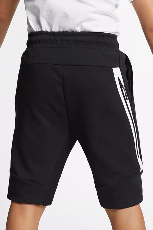 Tech Fleece Unisex Çocuk Şort Siyah - 2
