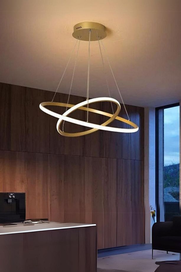 Robin 2'li Eskitme Beyaz Ledli Modern Avize - 3