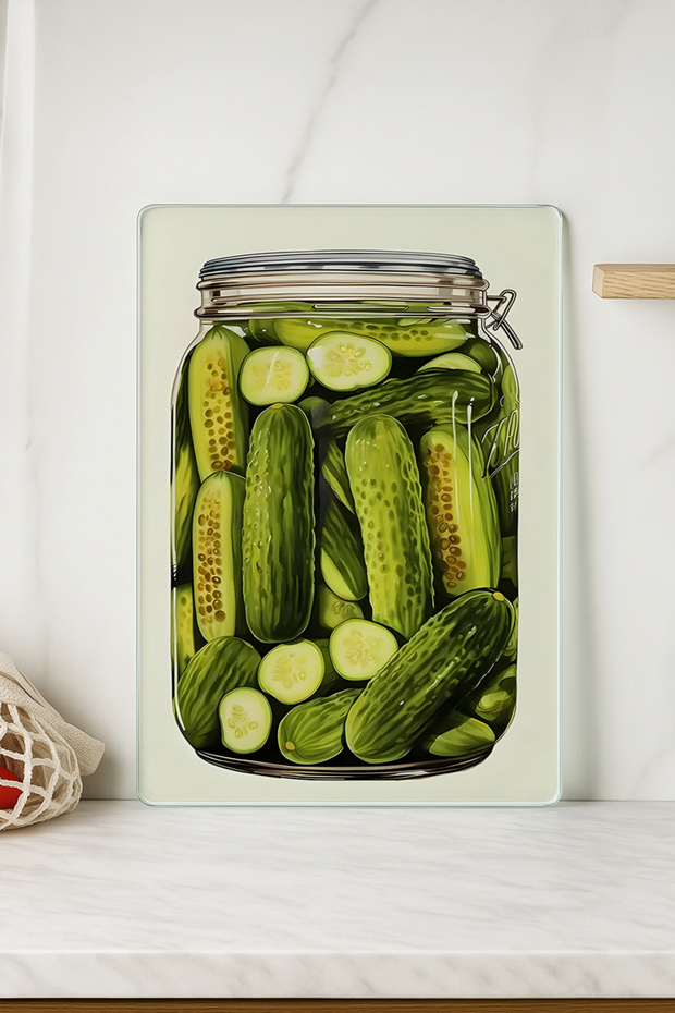 Glass Cutting Board 20X30 cm | Tempered Glass | Hygienic and Durable Kitchen Utensil - Glass Cutting Board